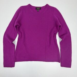 Charter Club Luxury 100% Cashmere Sweater Women's XS Pink Crewneck